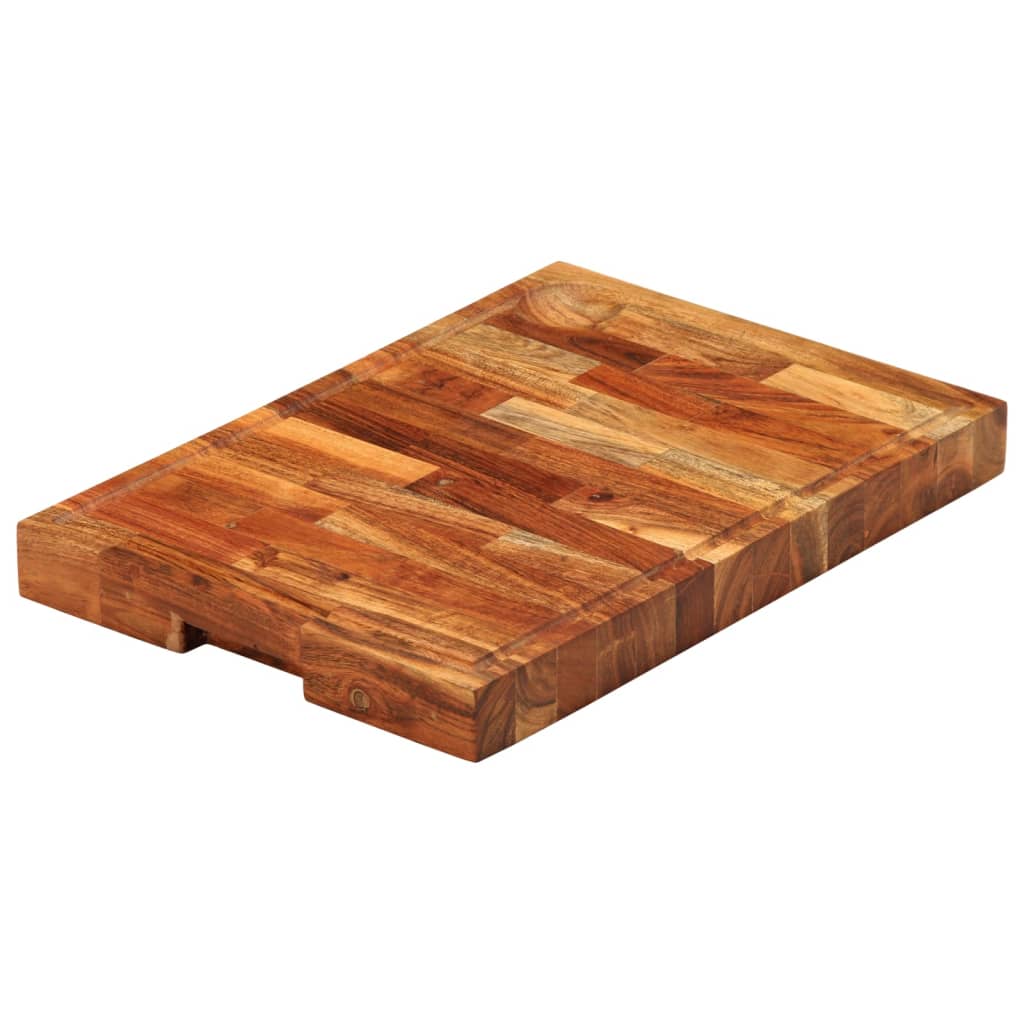 VidaXL Hakkeblok 42x30x4 cm massivt akacietræ
