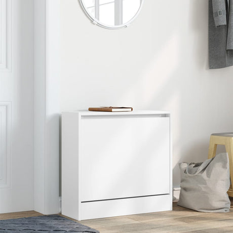 Vidaxx skoskab 60x21x57 cm konstrueret træ hvid