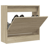 VidaXL skoskab 60x21x57 cm konstrueret træ sonoma eg-farvet