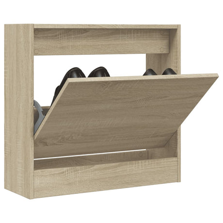 VidaXL skoskab 60x21x57 cm konstrueret træ sonoma eg-farvet