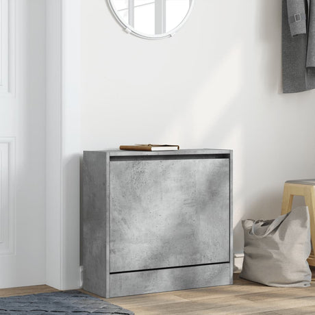 Vidaxx skoskab 60x21x57 cm konstrueret træ betongrå