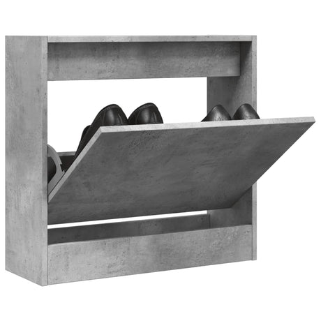 Vidaxx skoskab 60x21x57 cm konstrueret træ betongrå