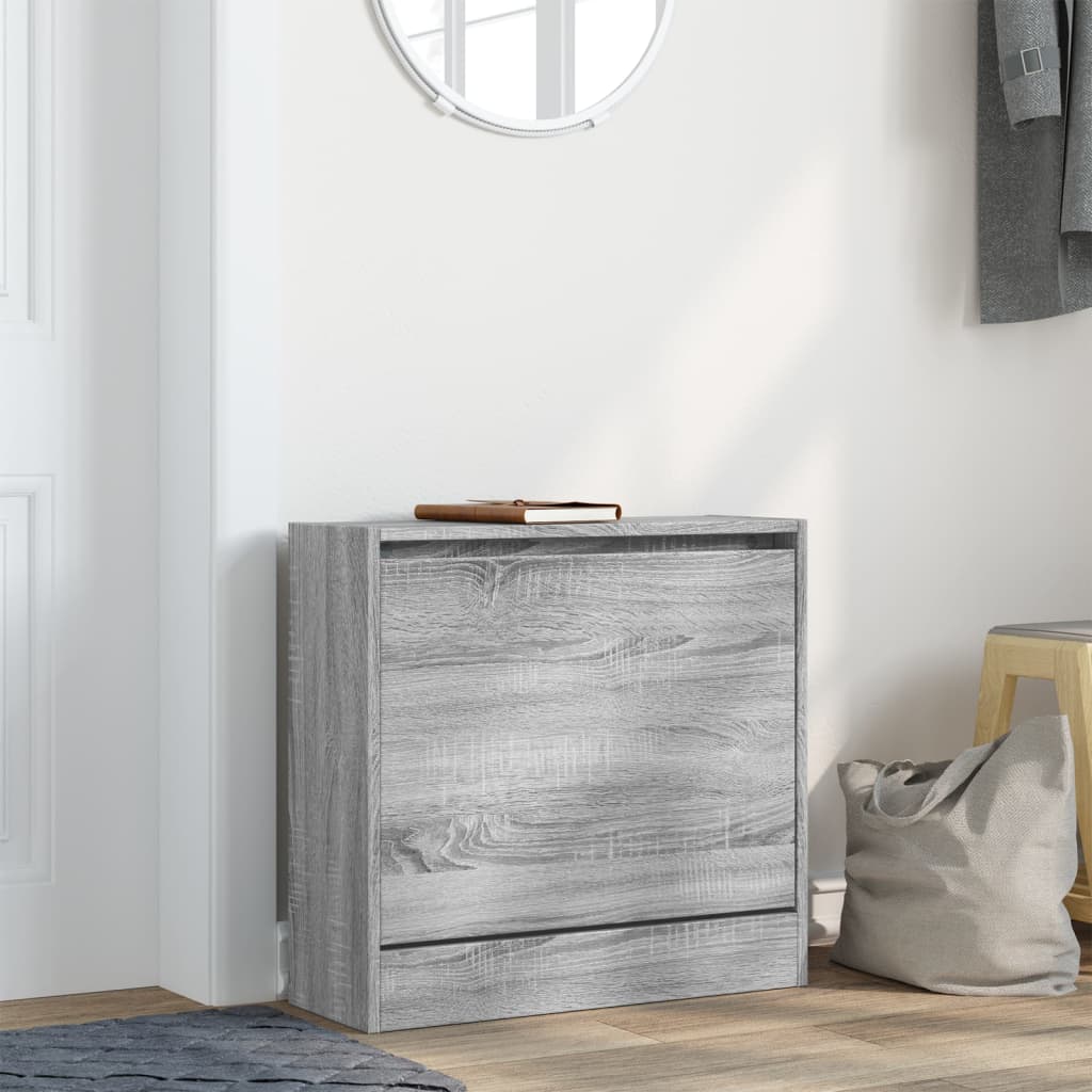 Vidaxx skoskab 60x21x57 cm konstrueret træ grå sonoma eg