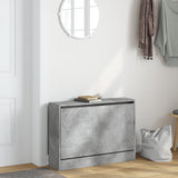 Vidaxx skoskab 80x21x57 cm konstrueret træ betongrå