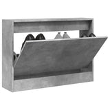 Vidaxx skoskab 80x21x57 cm konstrueret træ betongrå