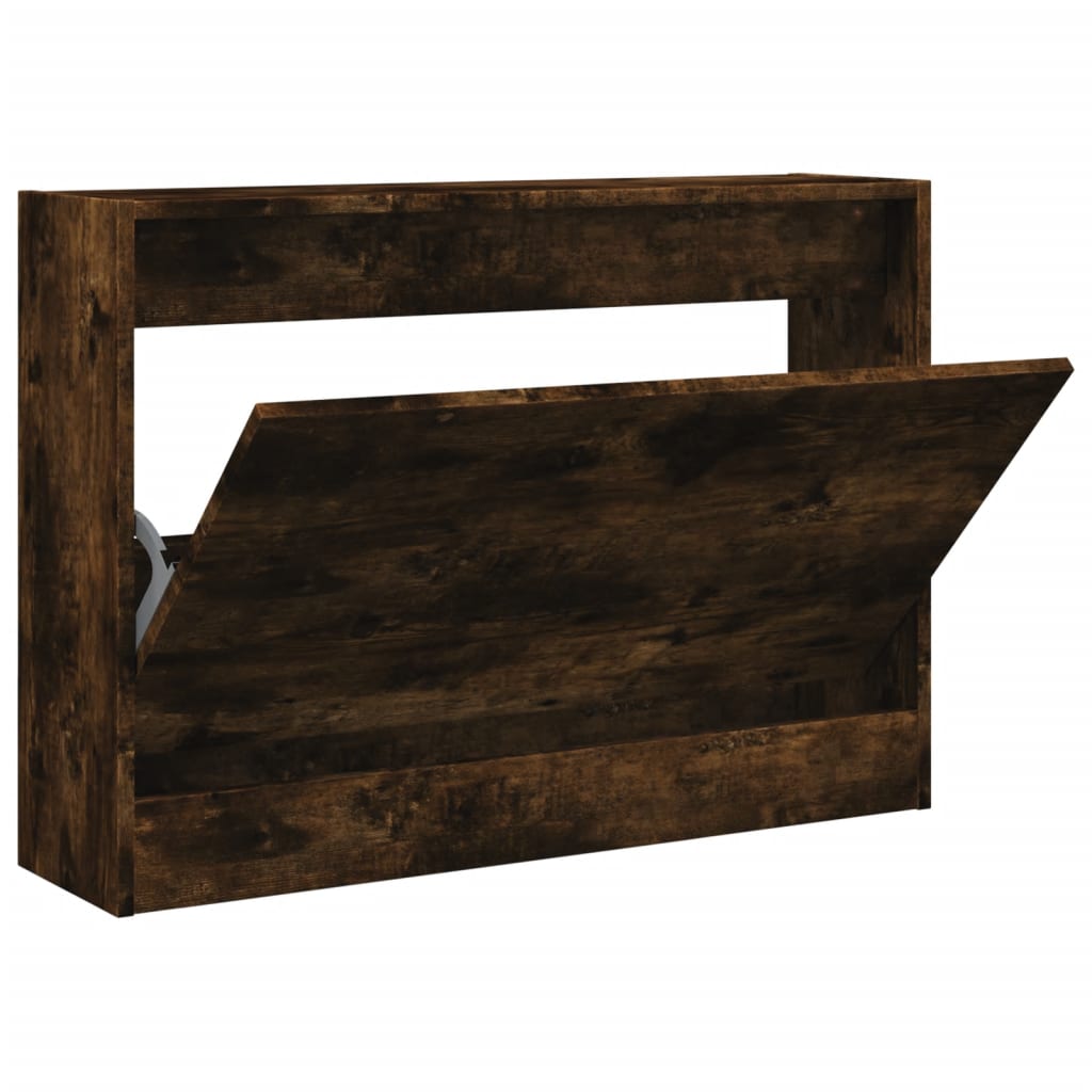 Vidaxx skoskab 80x21x57 cm forarbejdet træ, røget eg