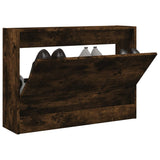Vidaxx skoskab 80x21x57 cm forarbejdet træ, røget eg