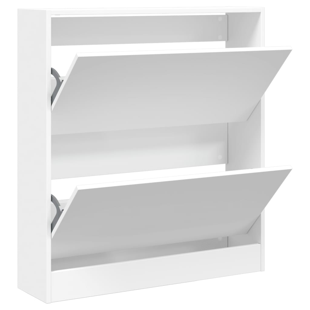 Vidaxx skoskab 80x21x87,5 cm konstrueret træ hvid