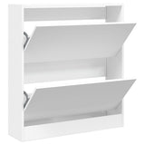 Vidaxx skoskab 80x21x87,5 cm konstrueret træ hvid