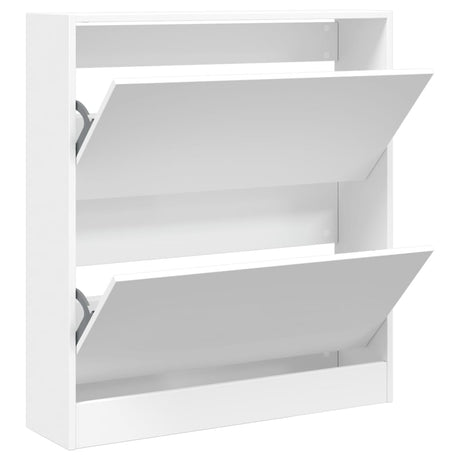 Vidaxx skoskab 80x21x87,5 cm konstrueret træ hvid