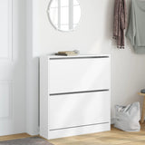 Vidaxx skoskab 80x21x87,5 cm konstrueret træ hvid