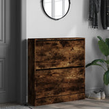 Vidaxx skoskab 80x21x87,5 cm forarbejdet træ, røget eg