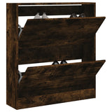 Vidaxx skoskab 80x21x87,5 cm forarbejdet træ, røget eg