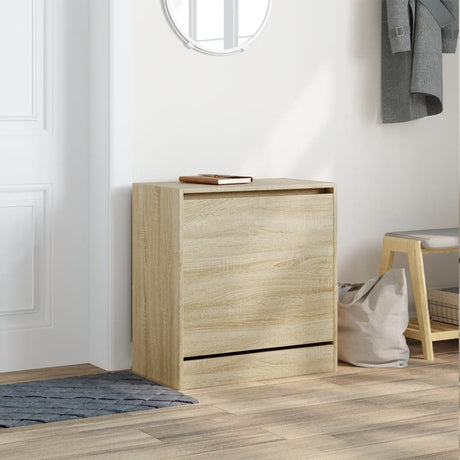 Vidaxx skoskab 60x34x63,5 cm konstrueret træ sonoma eg-farvet