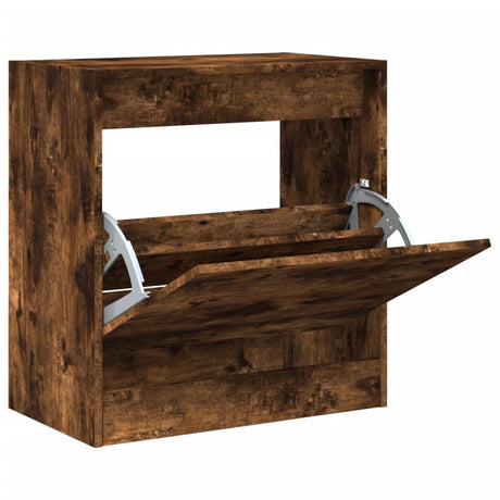 Vidaxx skoskab 60x34x63,5 cm forarbejdet træ, røget eg