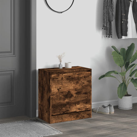 Vidaxx skoskab 60x34x63,5 cm forarbejdet træ, røget eg