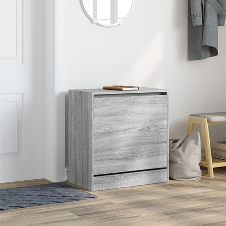 Vidaxx skoskab 60x34x63,5 cm konstrueret træ grå sonoma eg farve