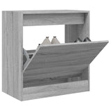 Vidaxx skoskab 60x34x63,5 cm konstrueret træ grå sonoma eg farve