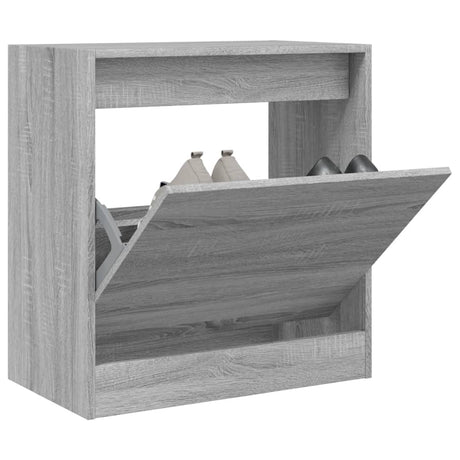 Vidaxx skoskab 60x34x63,5 cm konstrueret træ grå sonoma eg farve