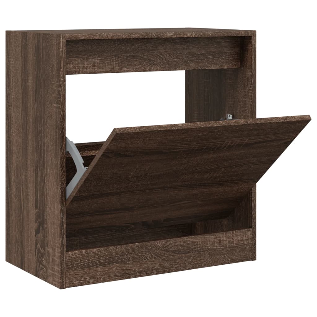 Vidaxx skoskab 60x34x63,5 cm færdig træbrun eg farve