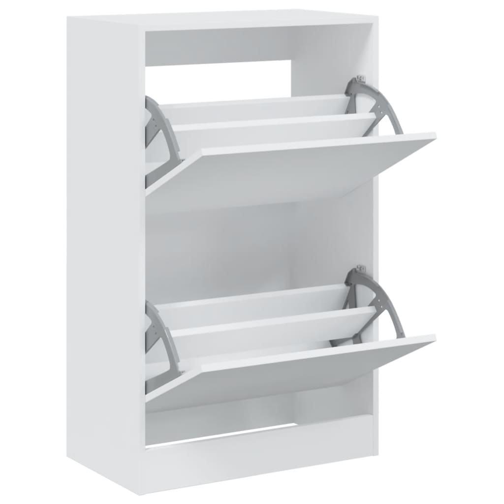 Vidaxx skoskab 60x34x96,5 cm konstrueret træ hvid