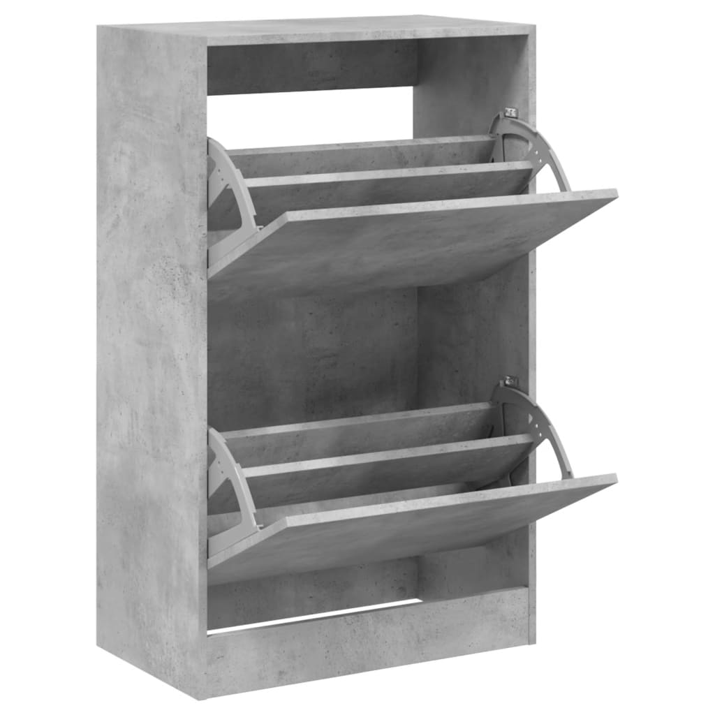 Vidaxx skoskab 60x34x96,5 cm konstrueret træ betongrå