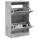 Vidaxx skoskab 60x34x96,5 cm konstrueret træ betongrå