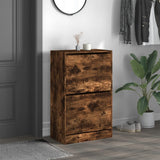 Vidaxx skoskab 60x34x96,5 cm forarbejdet træ, røget eg