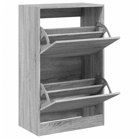 Vidaxx skoskab 60x34x96,5 cm konstrueret træ grå sonoma eg farve