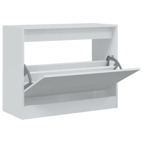 Vidaxx skoskab 80x34x63 cm konstrueret træ hvid