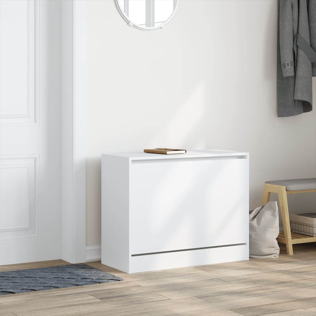 Vidaxx skoskab 80x34x63 cm konstrueret træ hvid