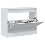 Vidaxx skoskab 80x34x63 cm konstrueret træ hvid