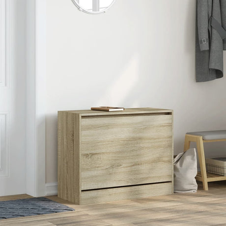 VidaXL skoskab 80x34x63 cm konstrueret træ sonoma eg