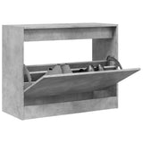 Vidaxx skoskab 80x34x63 cm konstrueret træ betongrå