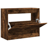 Vidaxx skoskab 80x34x63 cm forarbejdet træ, røget eg