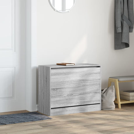 Vidaxx skoskab 80x34x63 cm konstrueret træ grå sonoma eg