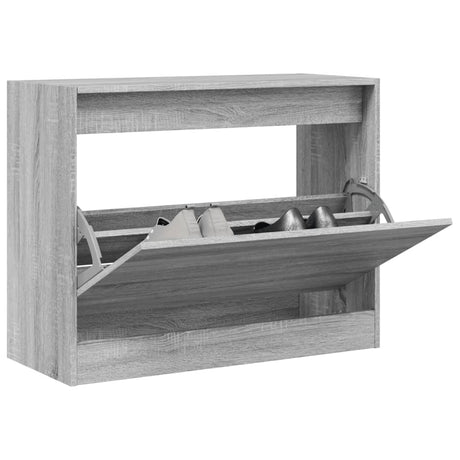 Vidaxx skoskab 80x34x63 cm konstrueret træ grå sonoma eg