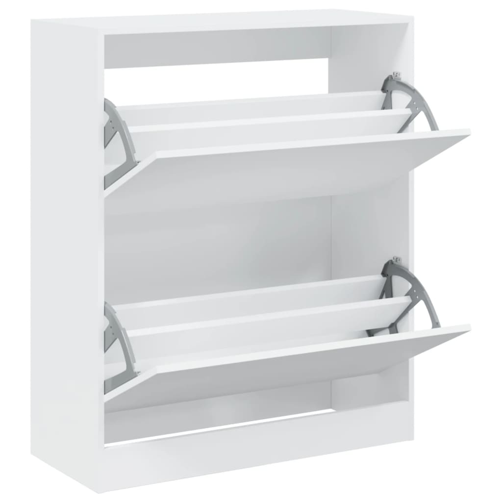 Vidaxx skoskab 80x34x96,5 cm konstrueret træ hvid