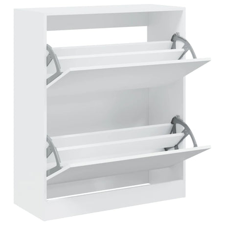 Vidaxx skoskab 80x34x96,5 cm konstrueret træ hvid