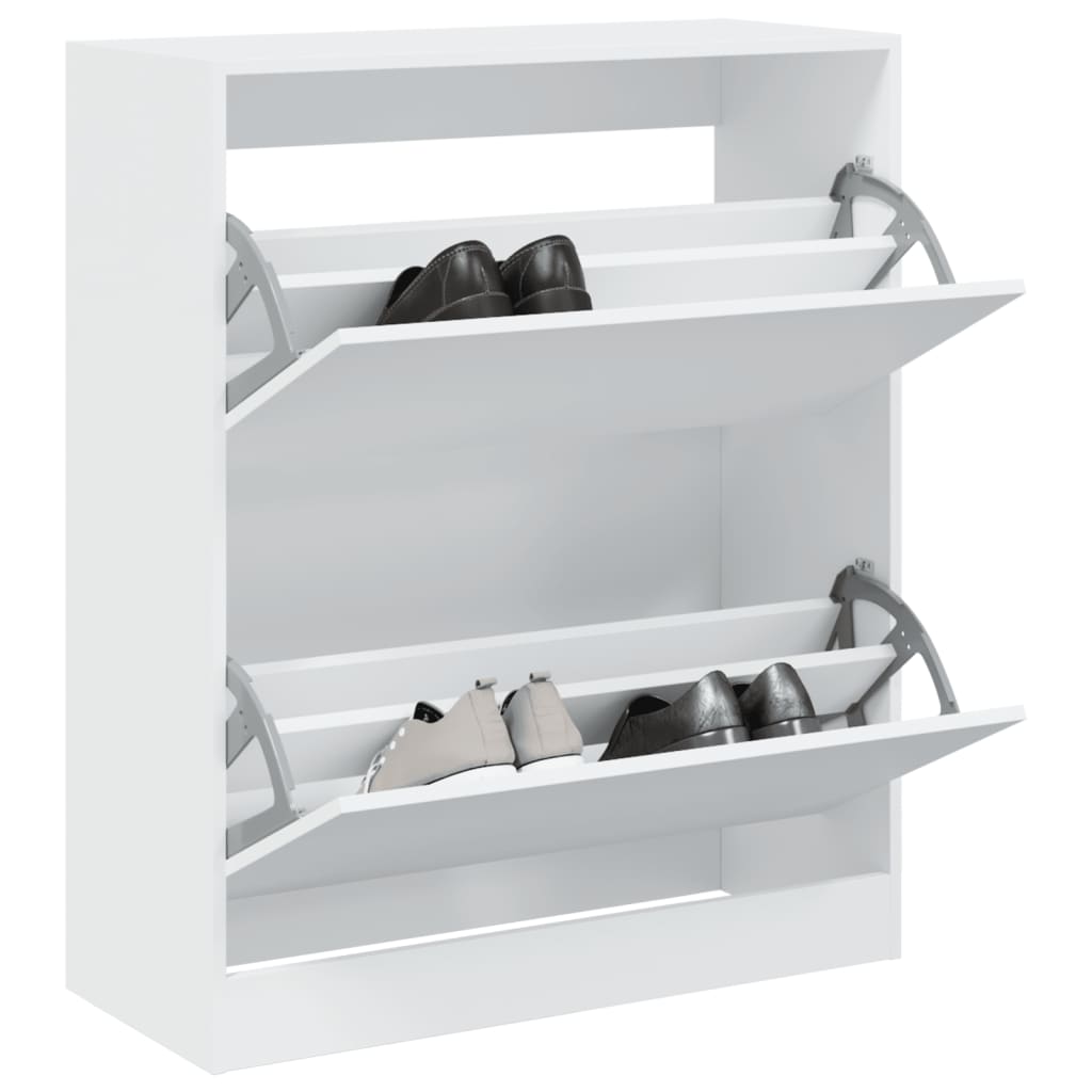 Vidaxx skoskab 80x34x96,5 cm konstrueret træ hvid