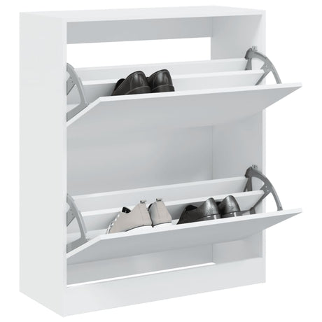 Vidaxx skoskab 80x34x96,5 cm konstrueret træ hvid