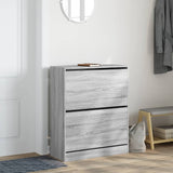 Vidaxx skoskab 80x34x96,5 cm konstrueret træ grå sonoma eg farve