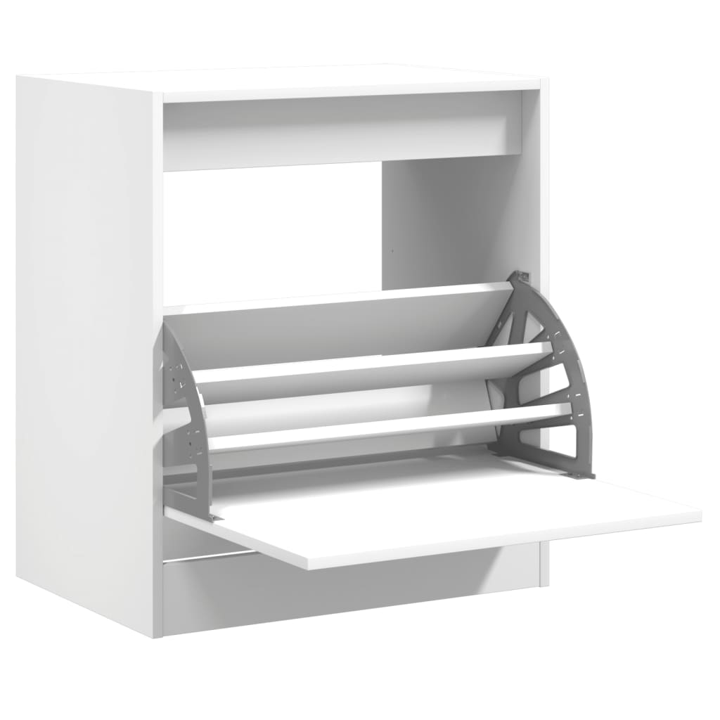 Vidaxx skoskab 60x42x69 cm konstrueret træ hvid