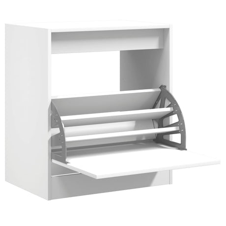Vidaxx skoskab 60x42x69 cm konstrueret træ hvid