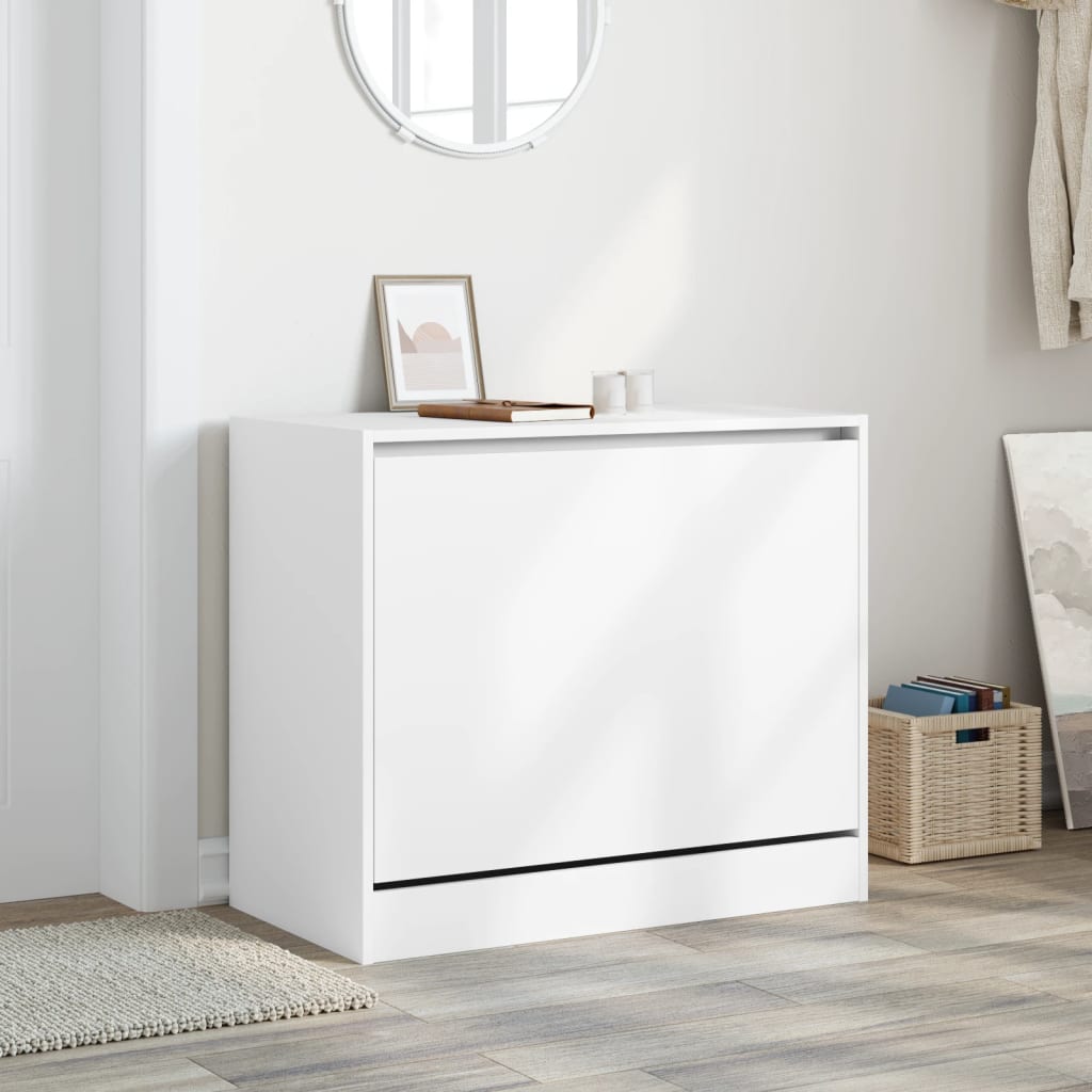 Vidaxx skoskab 80x42x69 cm konstrueret træ hvid