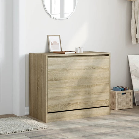VidaXL skoskab 80x42x69 cm konstrueret træ sonoma eg