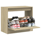 VidaXL skoskab 80x42x69 cm konstrueret træ sonoma eg