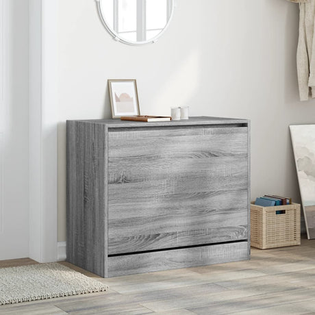 Vidaxx skoskab 80x42x69 cm konstrueret træ grå sonoma eg