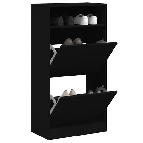 Vidaxx skoskab 60x34x116 cm færdig træsort