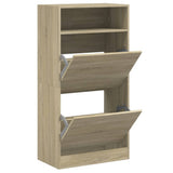 Vidaxx skoskab 60x34x116 cm konstrueret træ sonoma eg-farvet